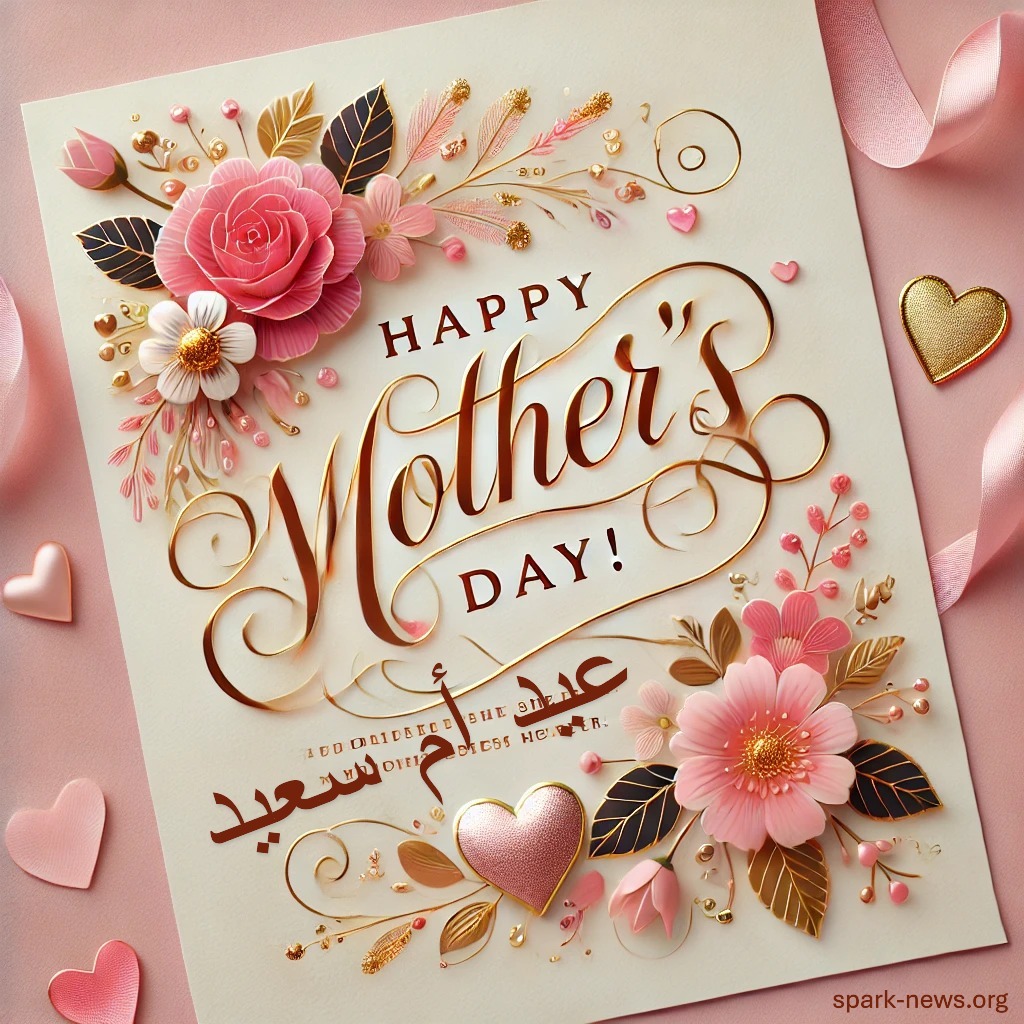 Happy Mother's Day Card - بطاقة تهنئة بعيد الأم